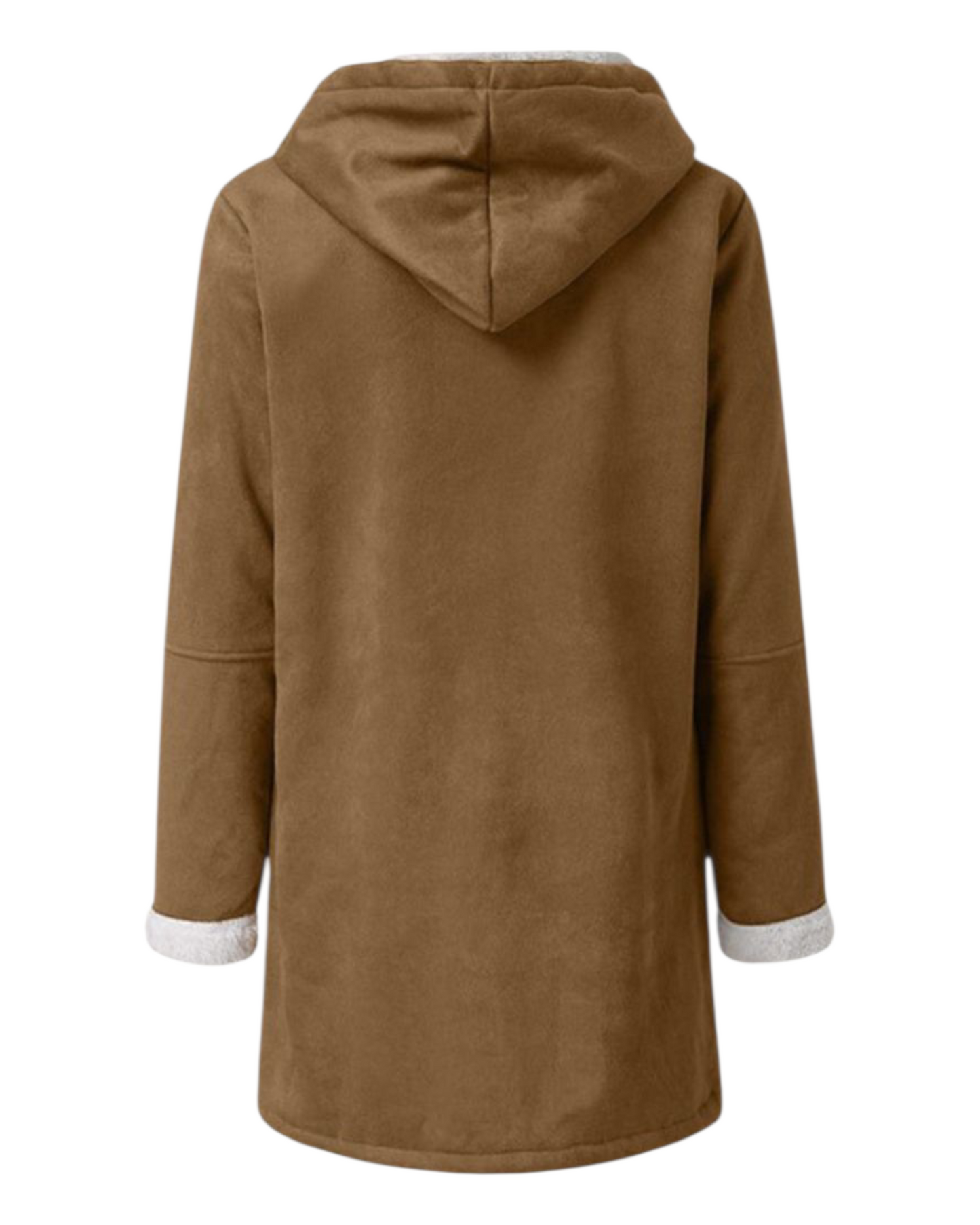 Winter Jackets For Women Sherpa Lined Jacket Women Duffle Toggle Coat Hooded Fleece Jacket