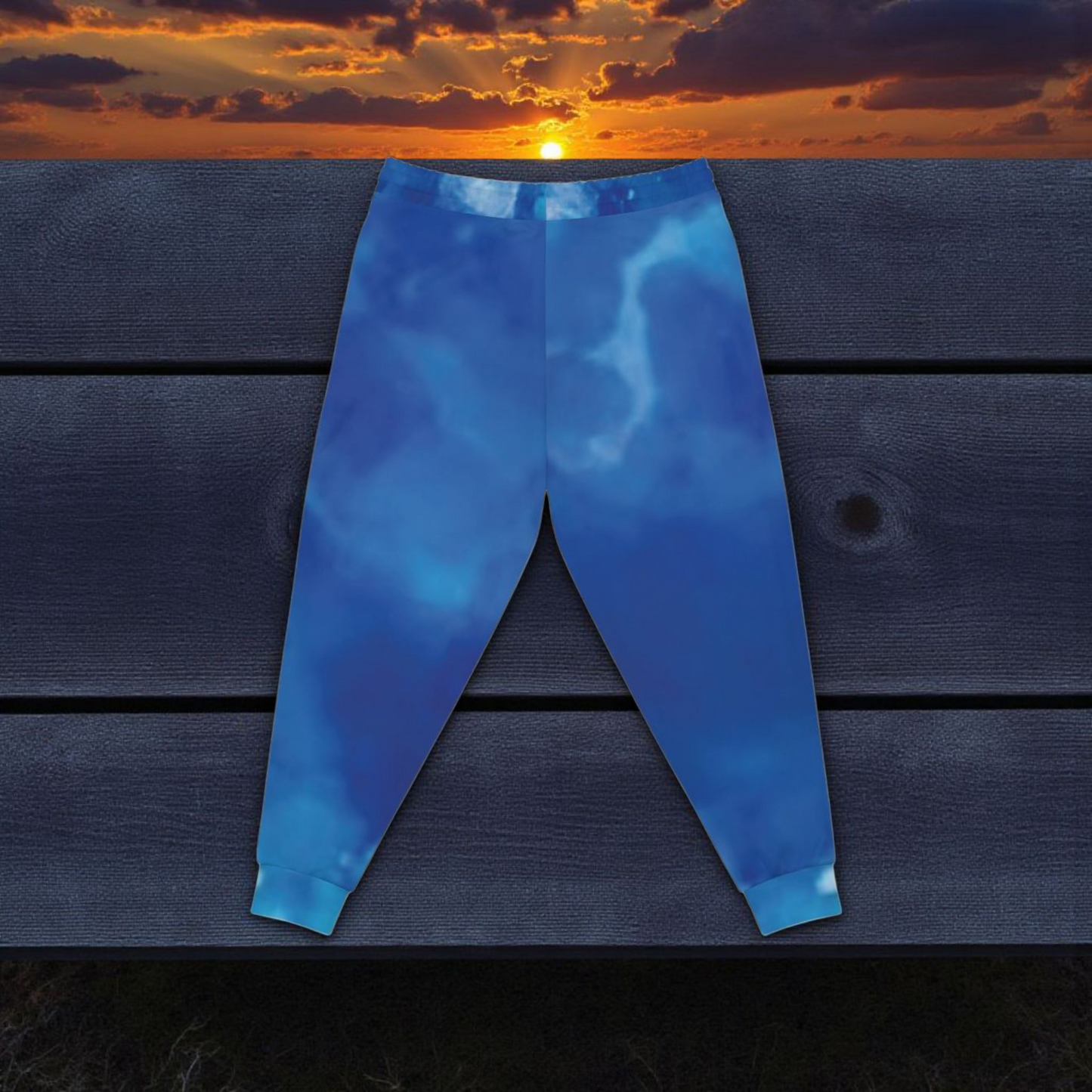 Blue Cloud Athletic Joggers for Comfort and Style