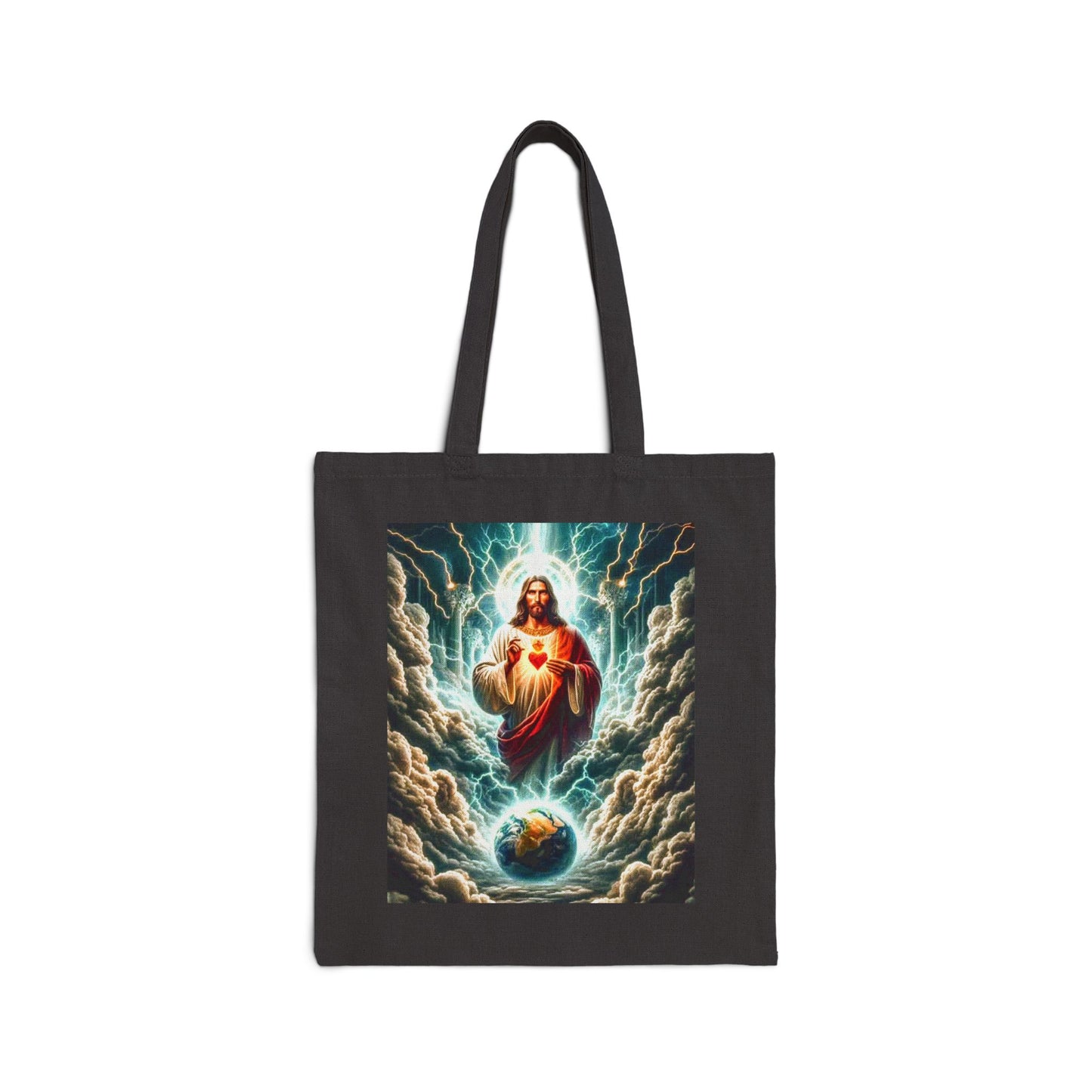 Divine Love Cotton Canvas Tote Bag