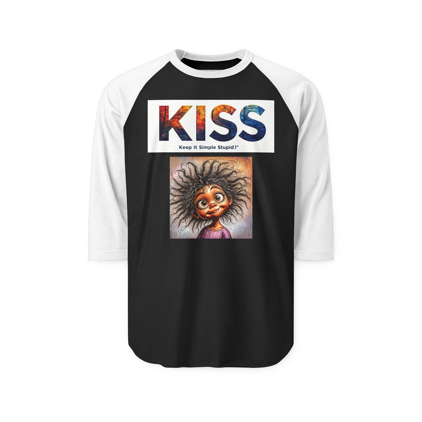KISS Motivational Unisex Raglan Shirt