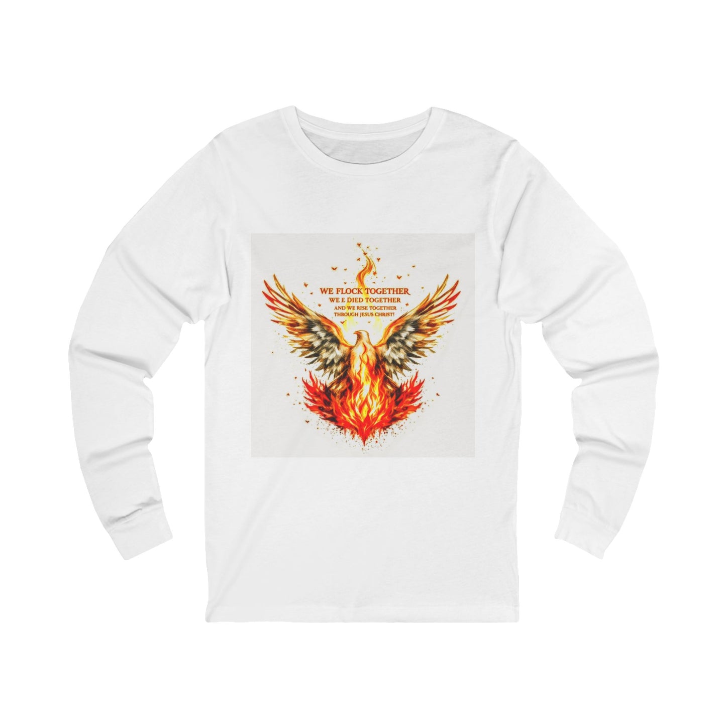 Long Sleeve Tee - Connect Through Jesus Christ Statement Shirt