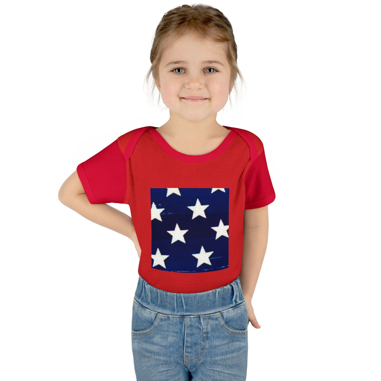 Stars and Stripes Infant Bodysuit - Cute Baby Outfit for Celebrations & Everyday Wear