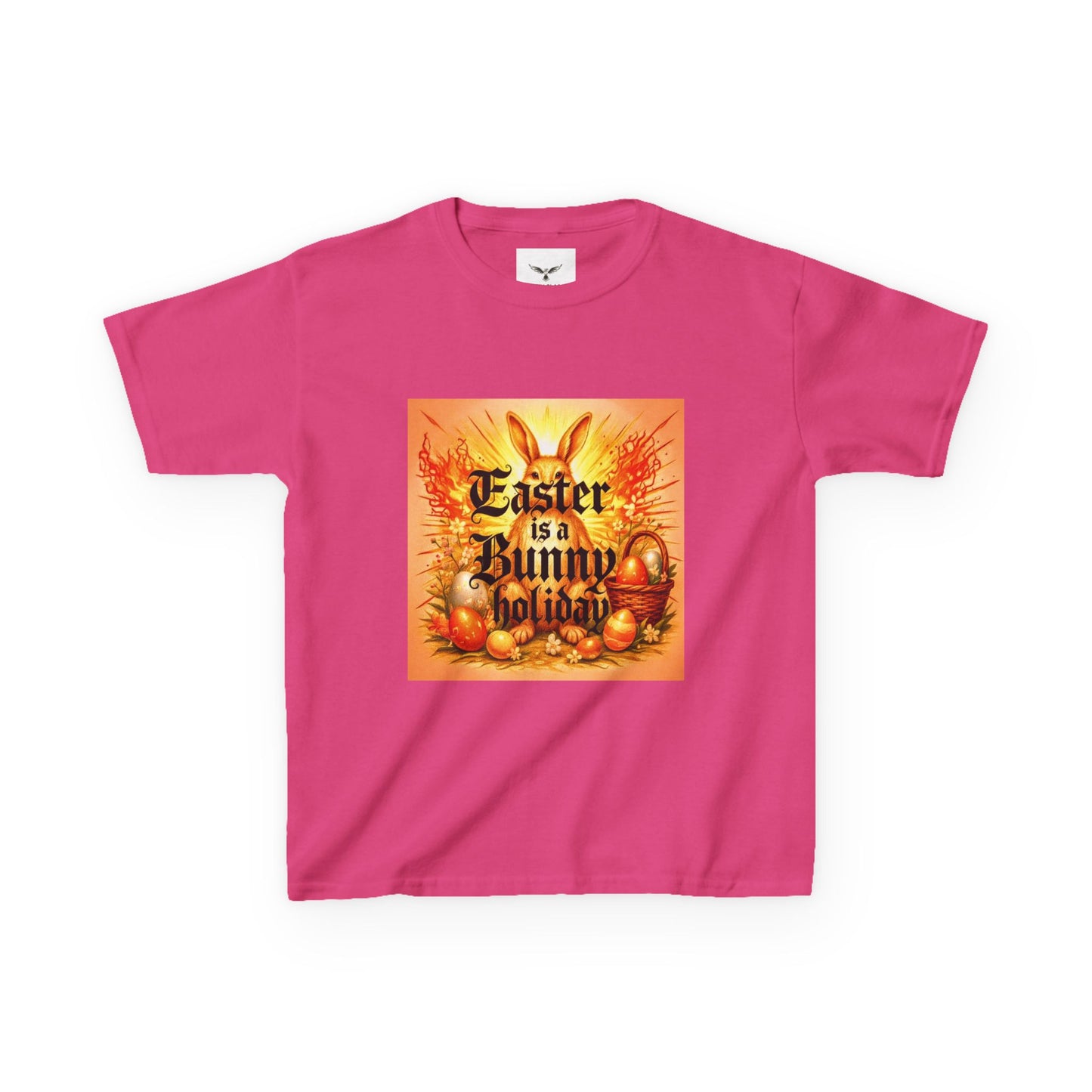 Easter is a Bunny Holiday Kids T-Shirt | Vintage Easter Eggs Bunny Design