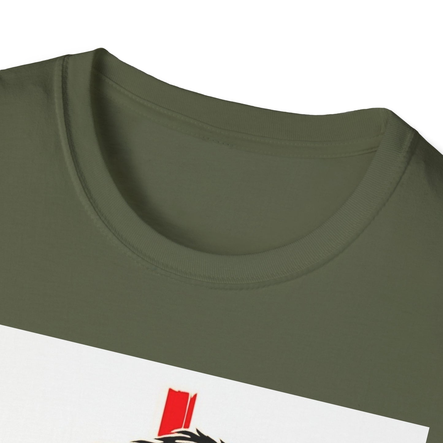 Mighty Lion of Judah T-Shirt, Unisex Softstyle Tee, Christian Apparel, Lion Jesus Shirt, Faith-Based Gift, Inspirational Clothing