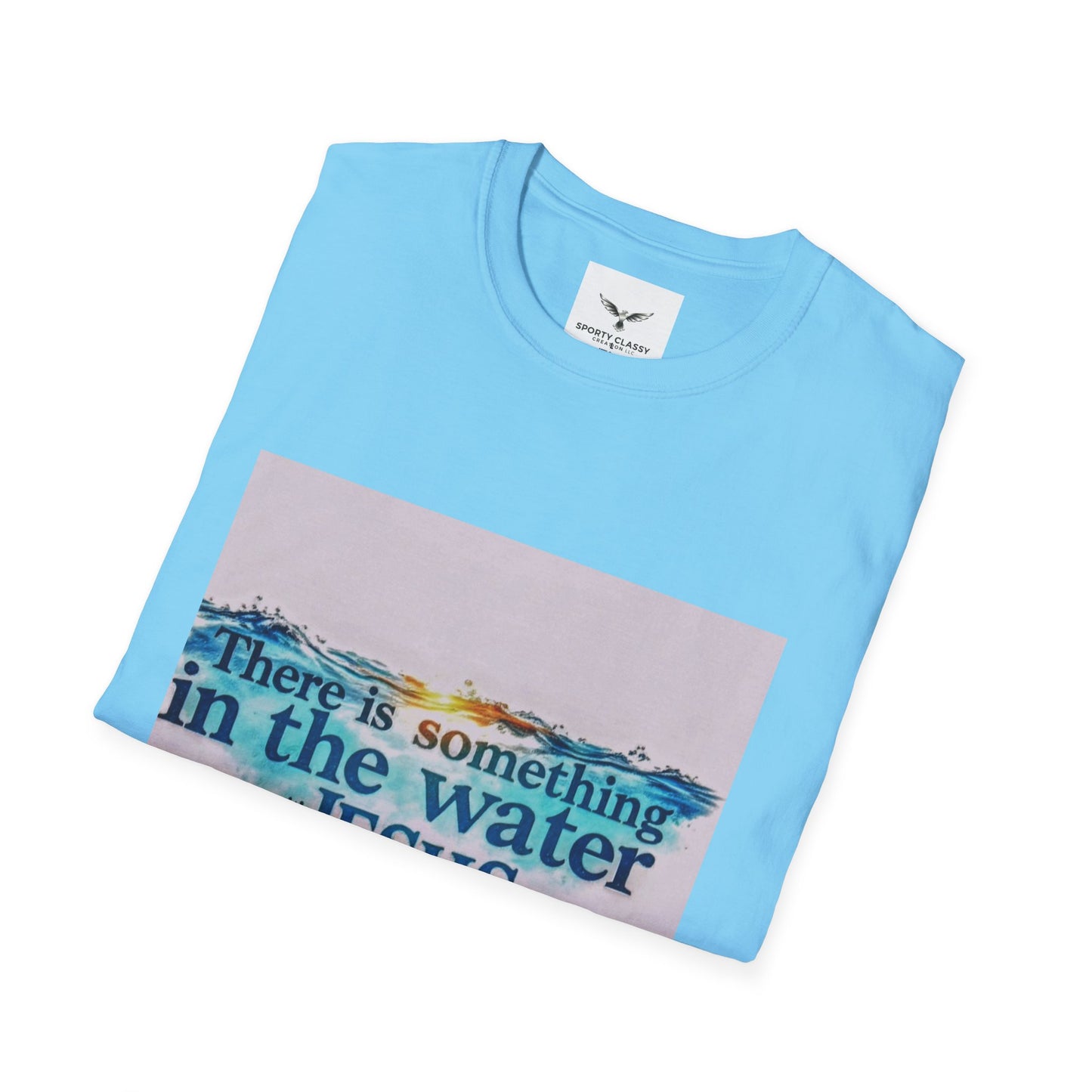 Jesus Water Graphic T-Shirt — "There Is Something in the Water" Christian Faith Tee