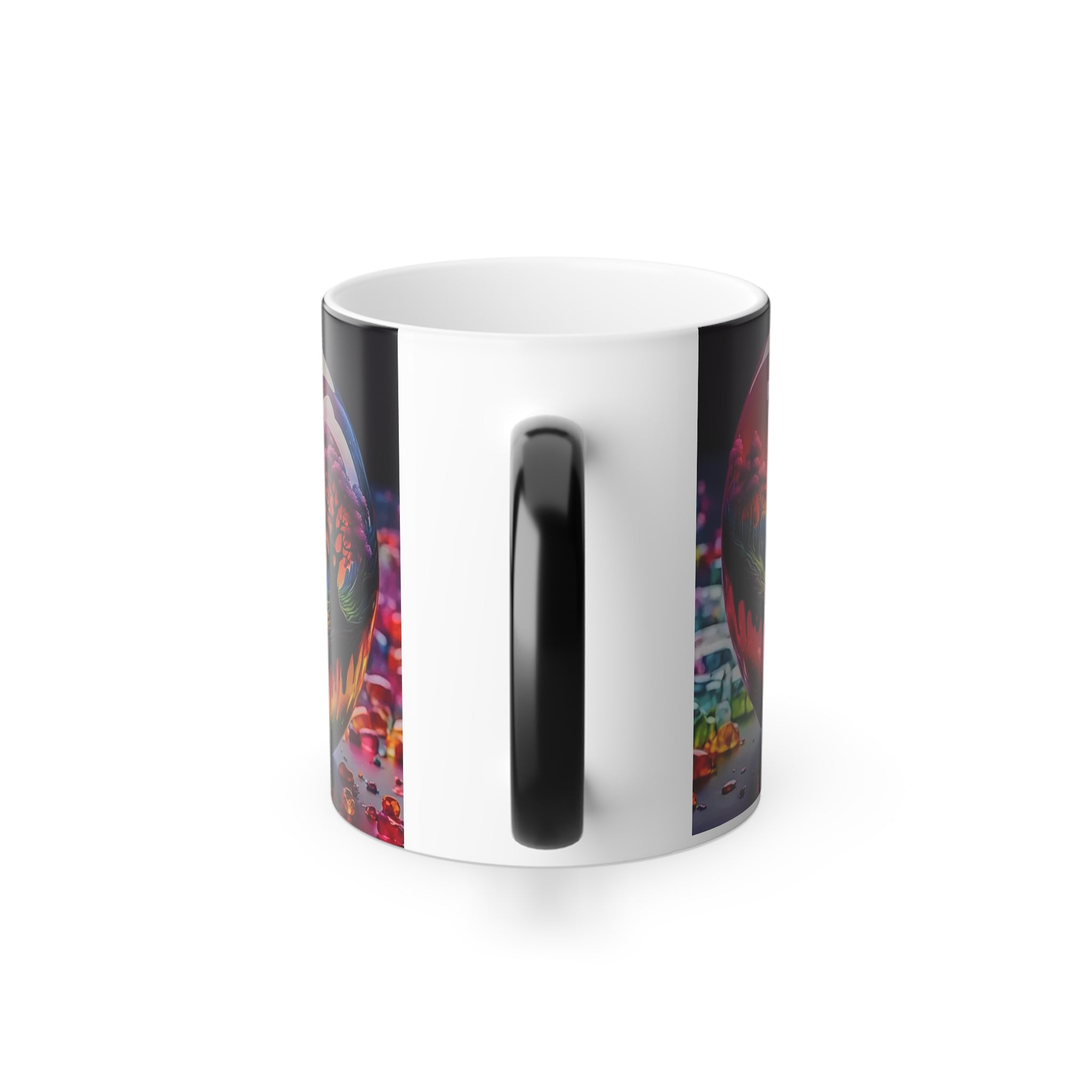 Color Changing Mug, 11oz, Magical Heat-Responsive Cup, Perfect Gift for Nature Lovers, Color Morphing Drinkware, Ideal for Home & Office