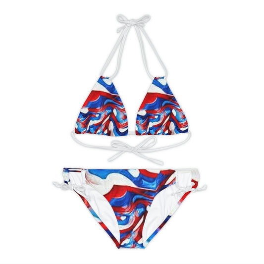 Strappy Bikini Set (AOP)