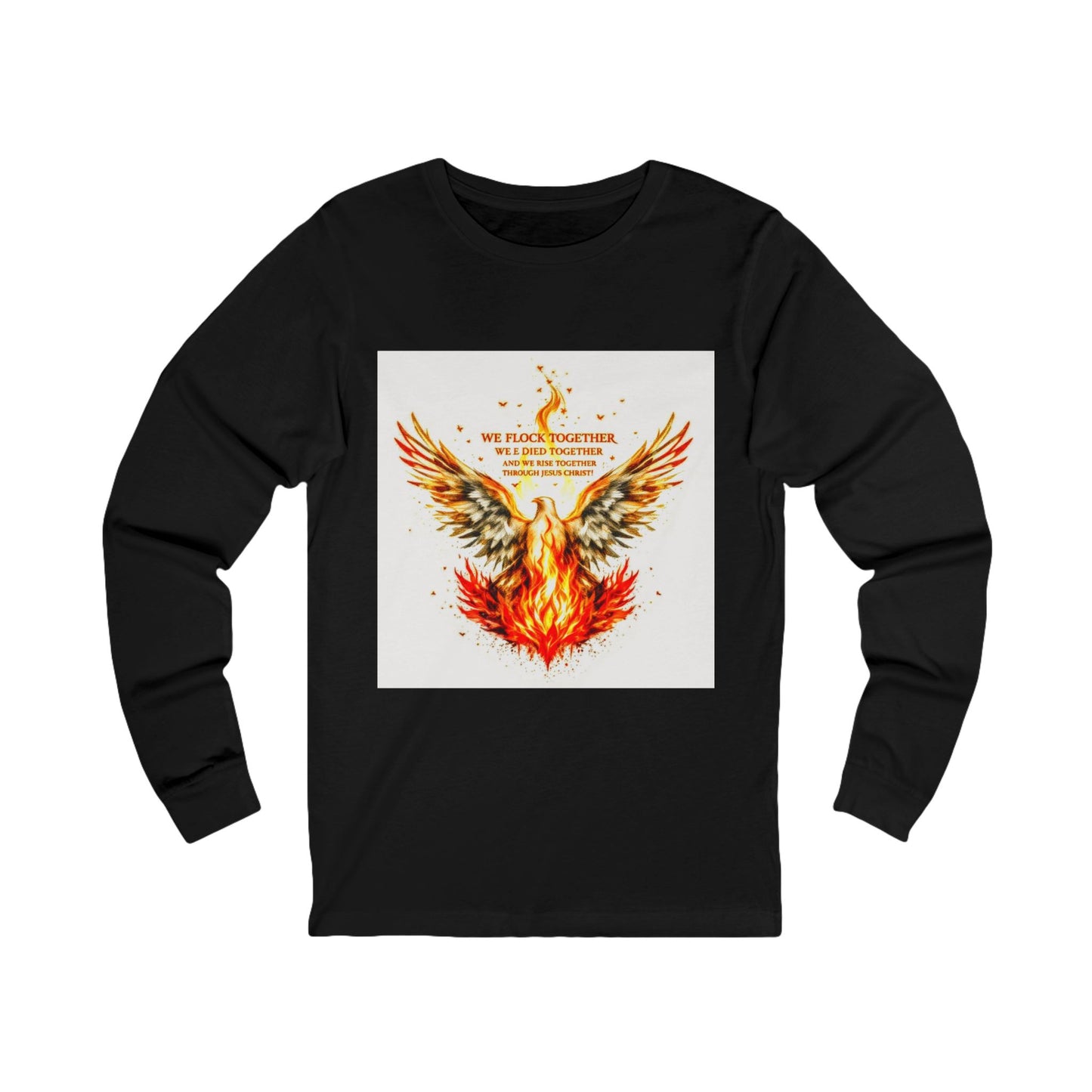 Long Sleeve Tee - Connect Through Jesus Christ Statement Shirt