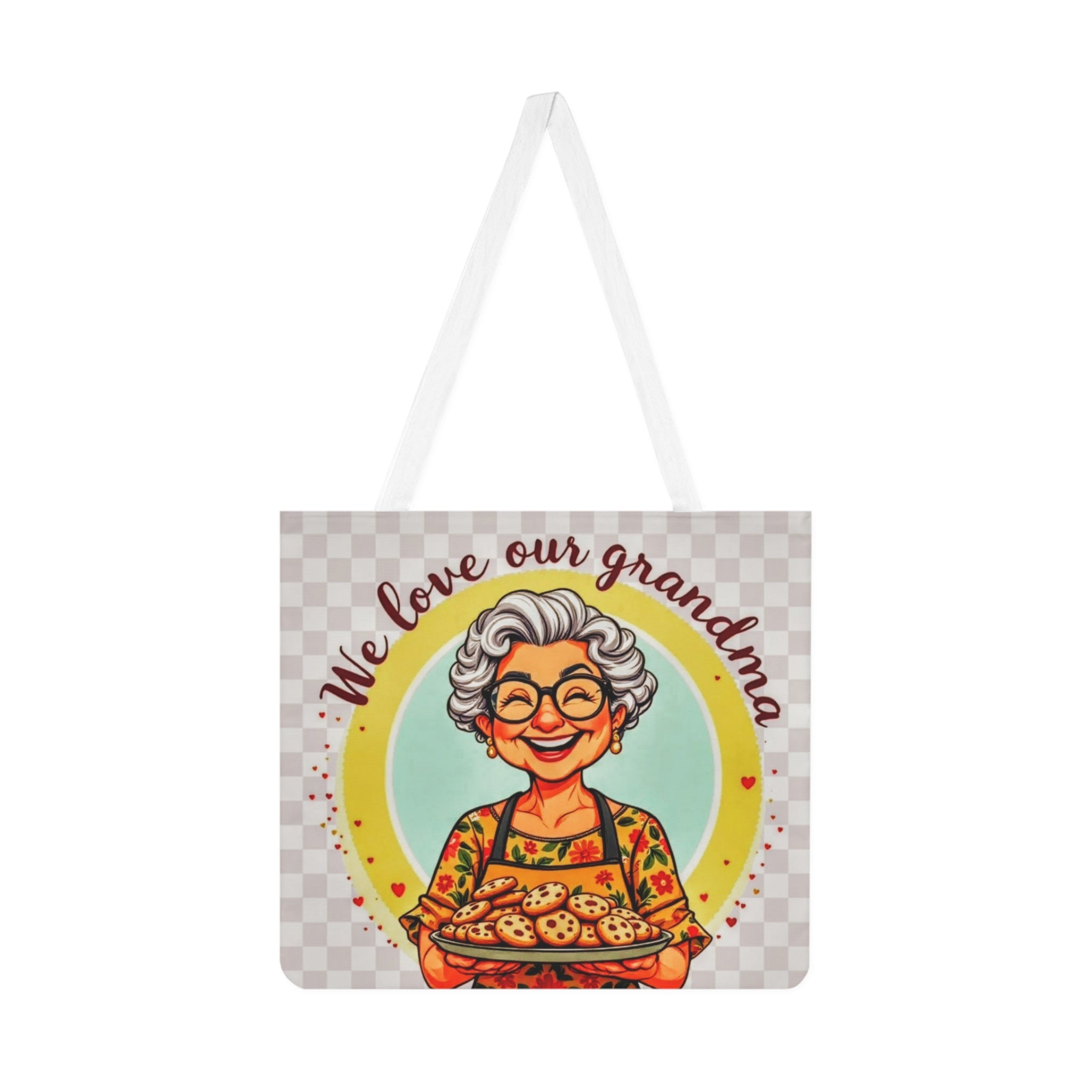 Personalized Grandma Shoulder Tote Bag | Gift for Grandma | Grocery Bag | Mom Bag | Eco-Friendly Tote | Fun Gift Idea