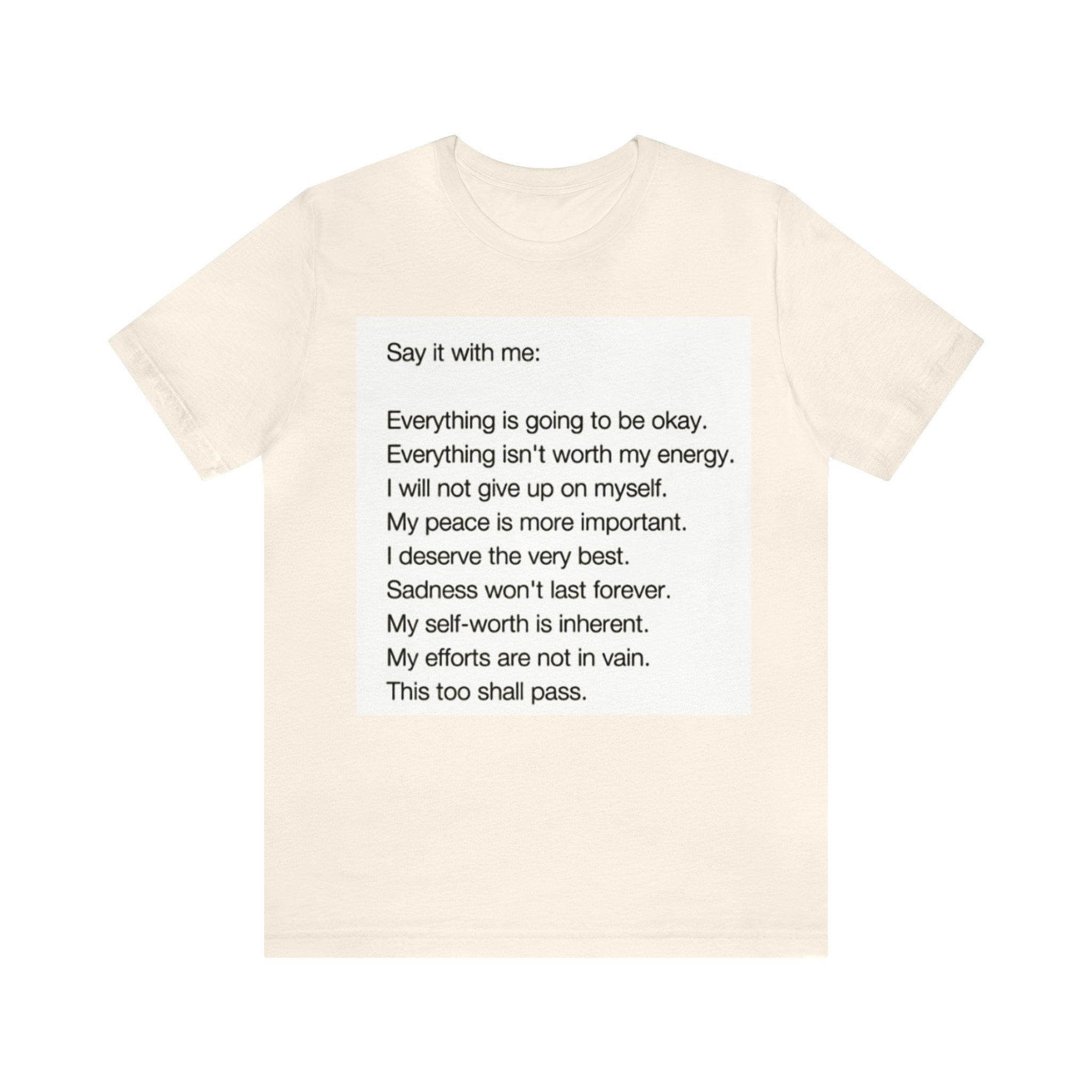 Unisex Jersey Short Sleeve Tee