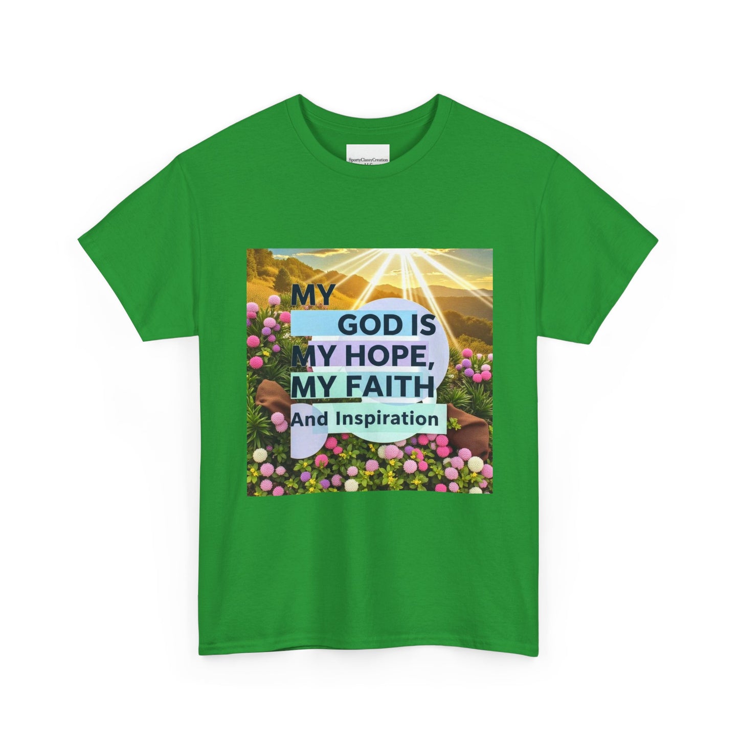 Inspirational Christian T-Shirt, My God is My Hope Faith Tee, Unisex Heavy Cotton Tee, Faith-Based Apparel, Gift for Believers, [...]