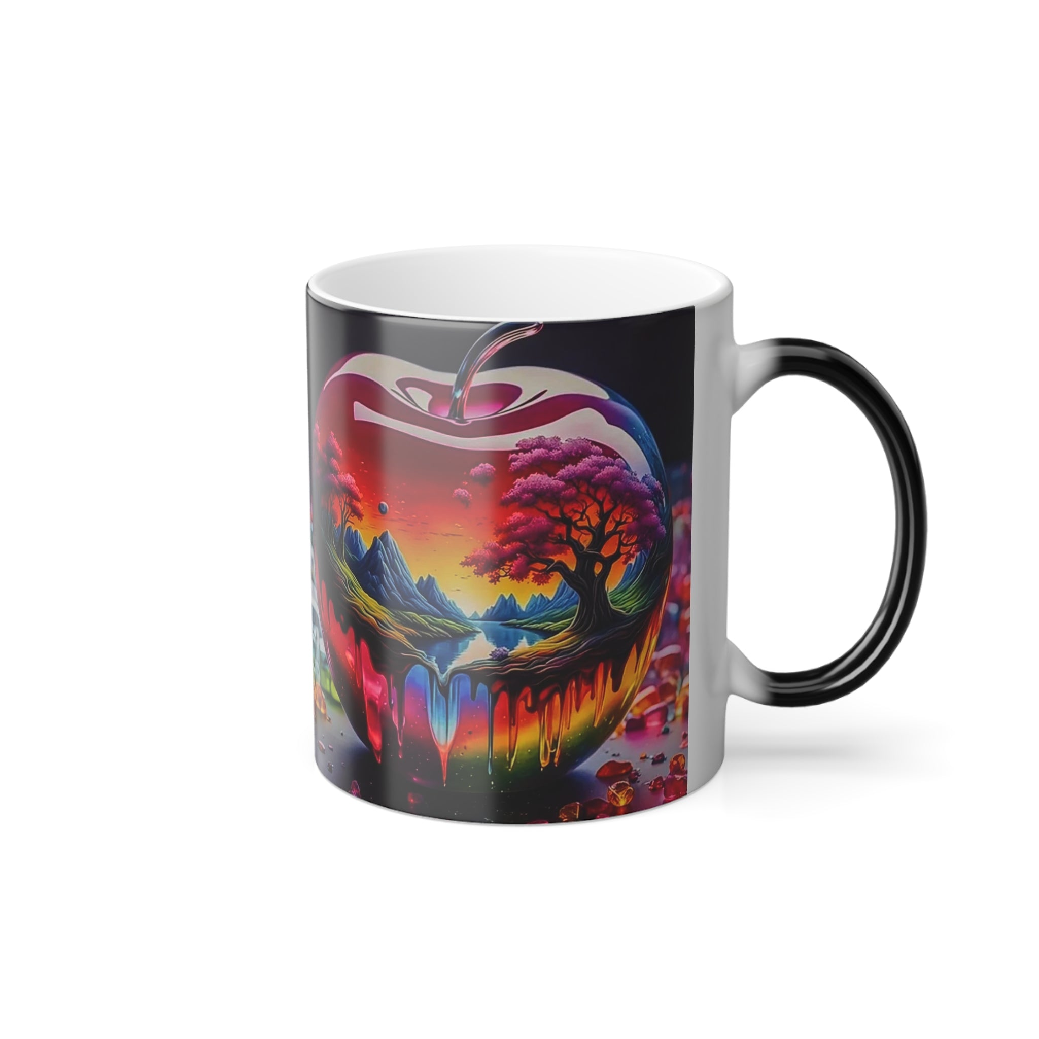 Color Changing Mug, 11oz, Magical Heat-Responsive Cup, Perfect Gift for Nature Lovers, Color Morphing Drinkware, Ideal for Home & Office