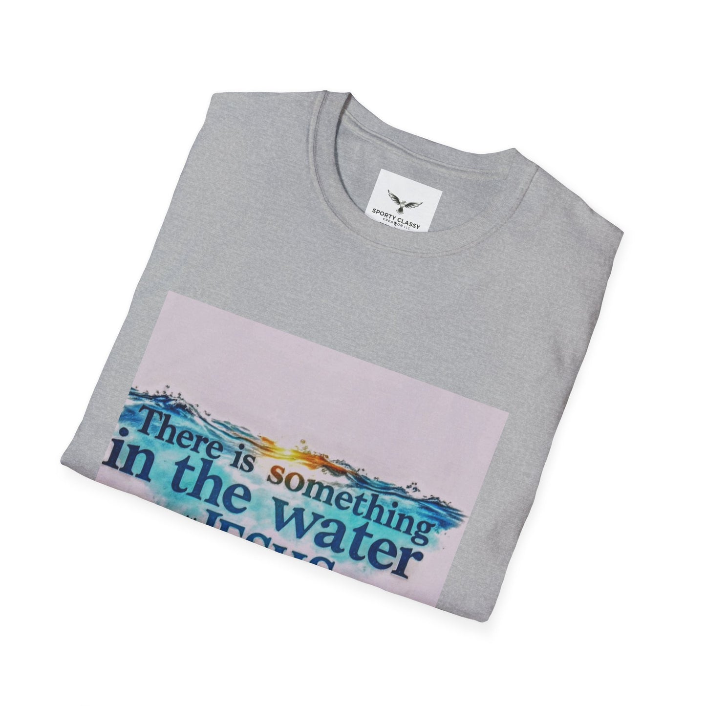 Jesus Water Graphic T-Shirt — "There Is Something in the Water" Christian Faith Tee