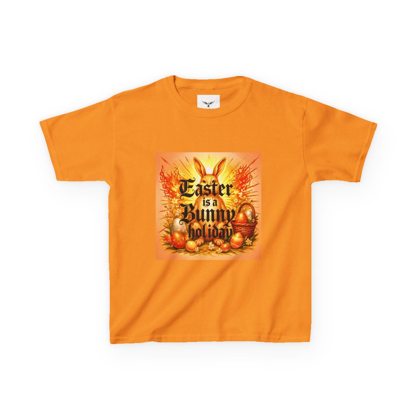 Easter is a Bunny Holiday Kids T-Shirt | Vintage Easter Eggs Bunny Design