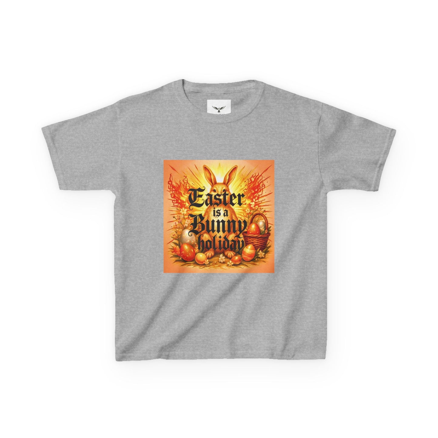 Easter is a Bunny Holiday Kids T-Shirt | Vintage Easter Eggs Bunny Design