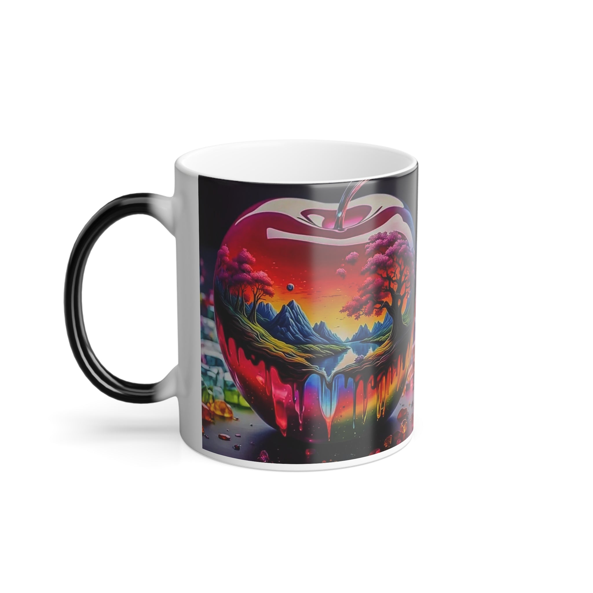 Color Changing Mug, 11oz, Magical Heat-Responsive Cup, Perfect Gift for Nature Lovers, Color Morphing Drinkware, Ideal for Home & Office