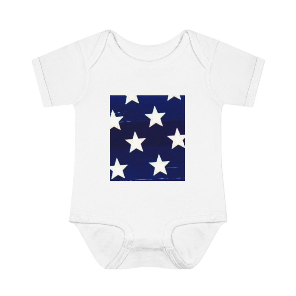 Stars and Stripes Infant Bodysuit - Cute Baby Outfit for Celebrations & Everyday Wear