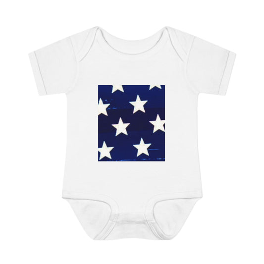 Stars and Stripes Infant Bodysuit - Cute Baby Outfit for Celebrations & Everyday Wear
