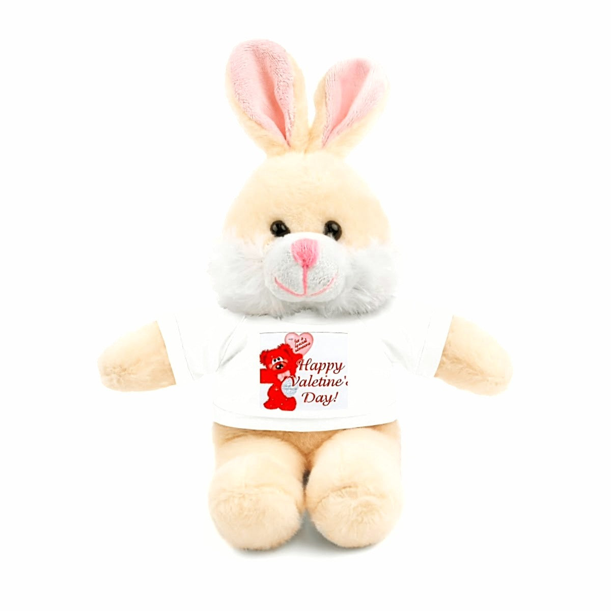 Valentine's Day Stuffed Teddy Bear - Adorable Plush Gift for Kids & Loved Ones