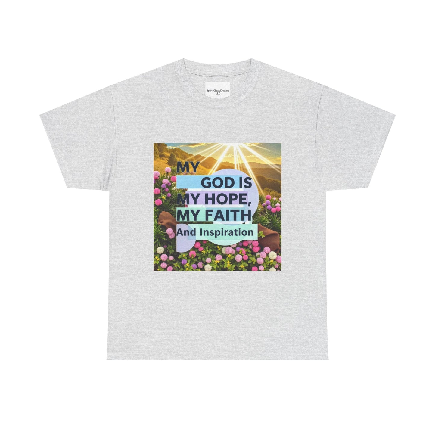 Inspirational Christian T-Shirt, My God is My Hope Faith Tee, Unisex Heavy Cotton Tee, Faith-Based Apparel, Gift for Believers, [...]