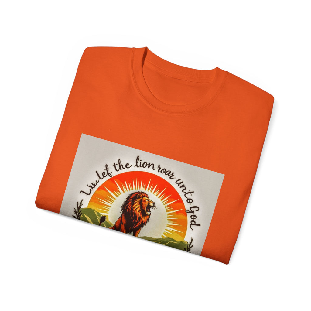 Inspired Lion Graphic Tee, Unisex Cotton Shirt, Boho Style, Nature Lover Gift, Spiritual Apparel, Casual Wear