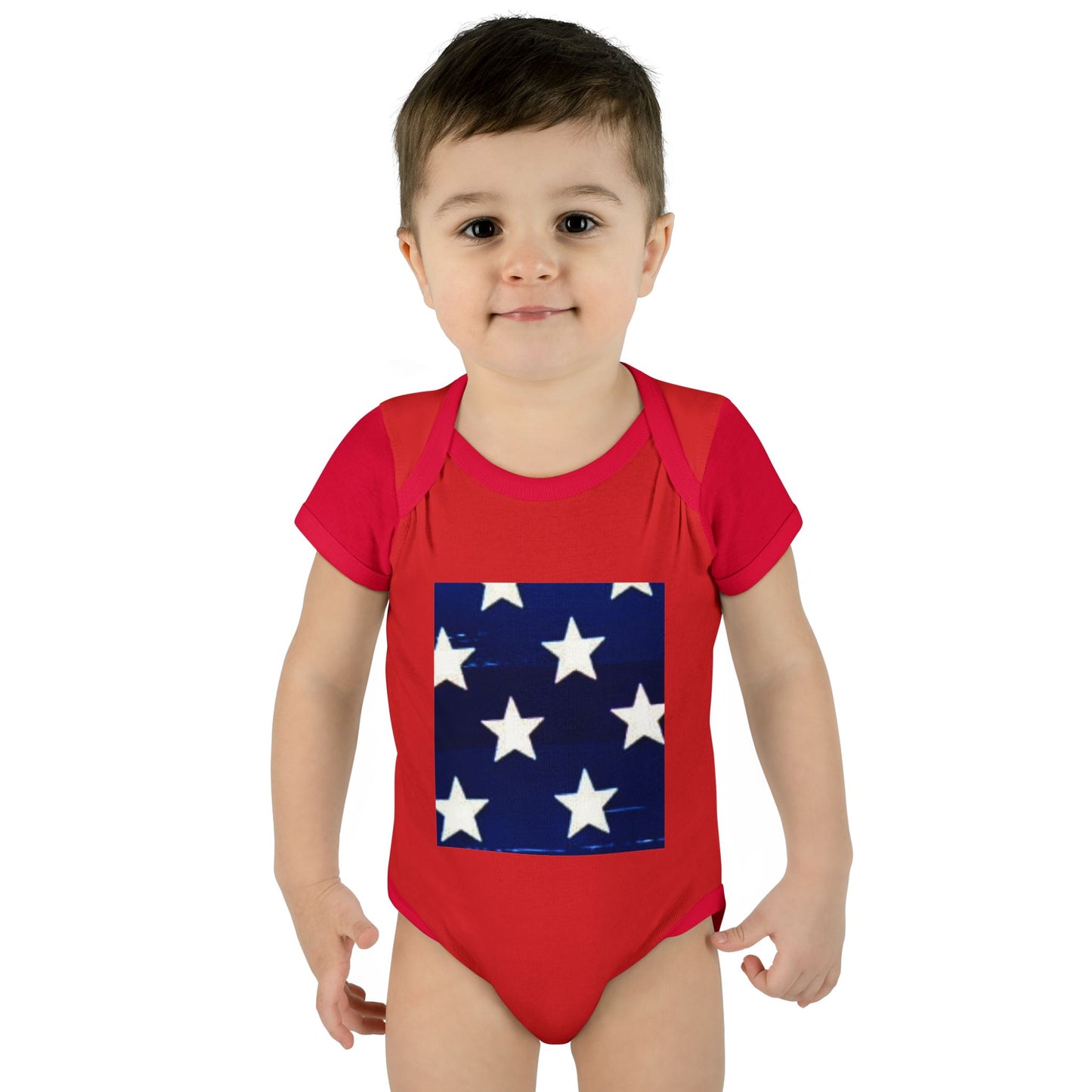 Stars and Stripes Infant Bodysuit - Cute Baby Outfit for Celebrations & Everyday Wear