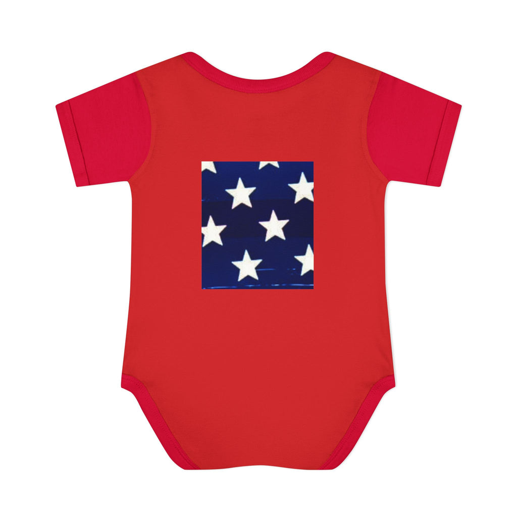 Stars and Stripes Infant Bodysuit - Cute Baby Outfit for Celebrations & Everyday Wear