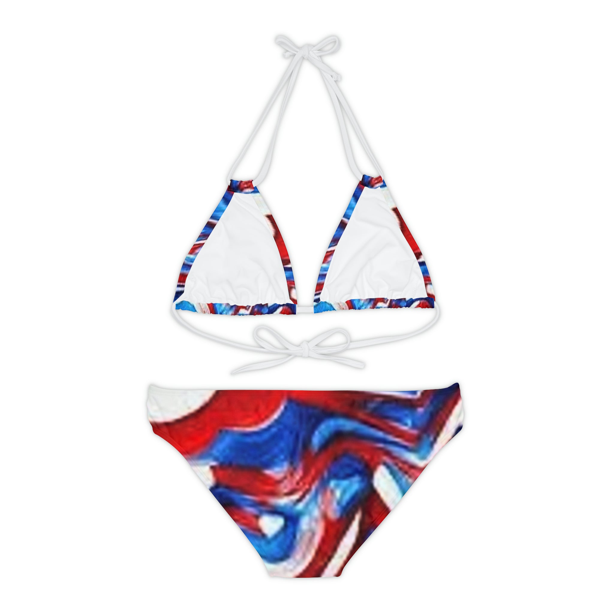 Strappy Bikini Set (AOP)