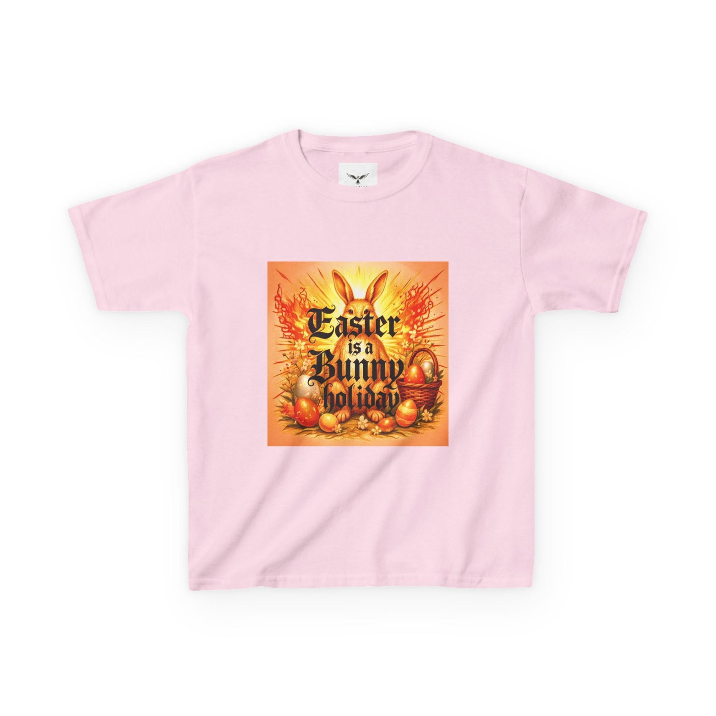 Easter is a Bunny Holiday Kids T-Shirt | Vintage Easter Eggs Bunny Design