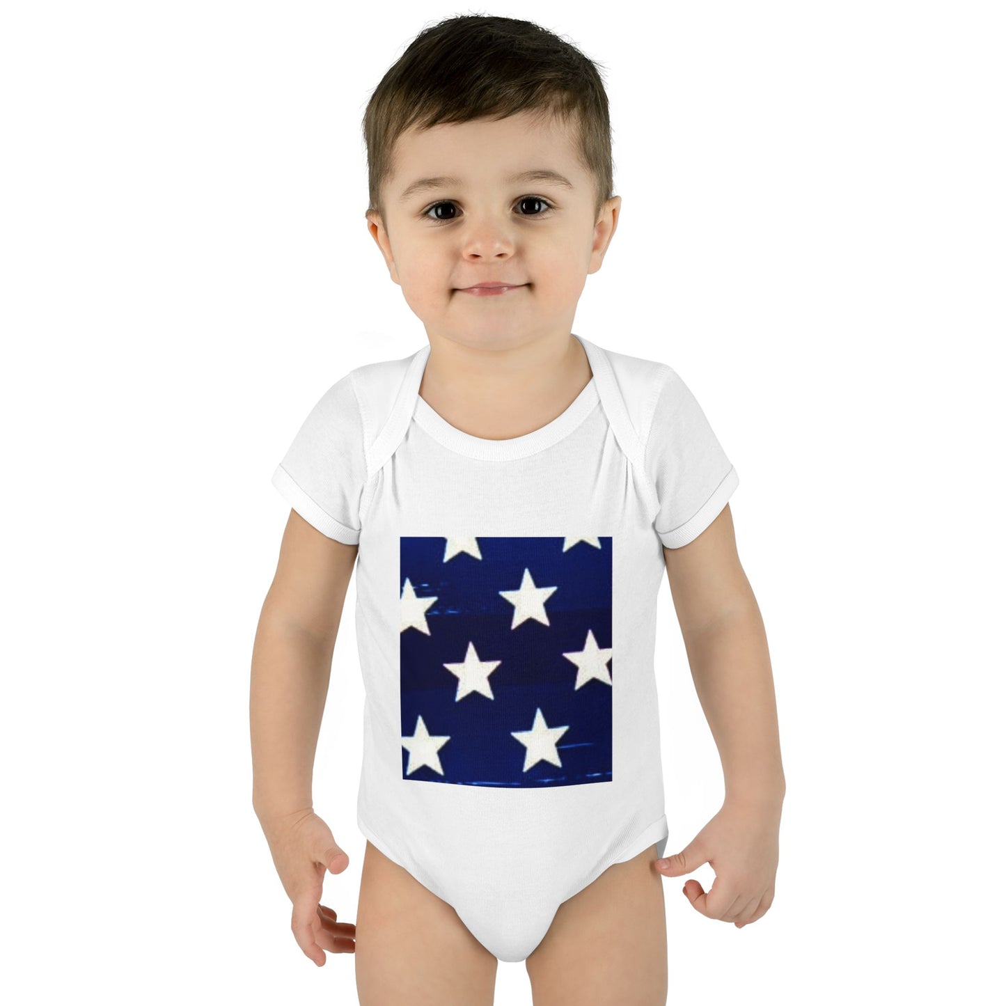Stars and Stripes Infant Bodysuit - Cute Baby Outfit for Celebrations & Everyday Wear