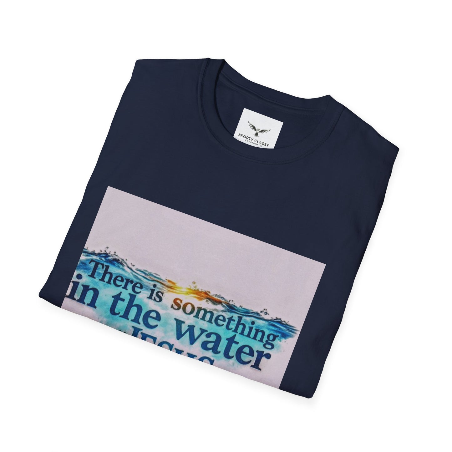 Jesus Water Graphic T-Shirt — "There Is Something in the Water" Christian Faith Tee