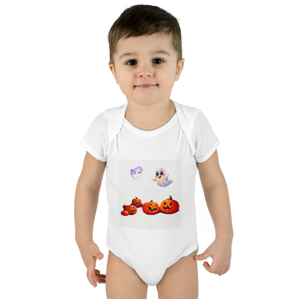 Baby Bodysuit - Kiddies Loves Halloween Design
