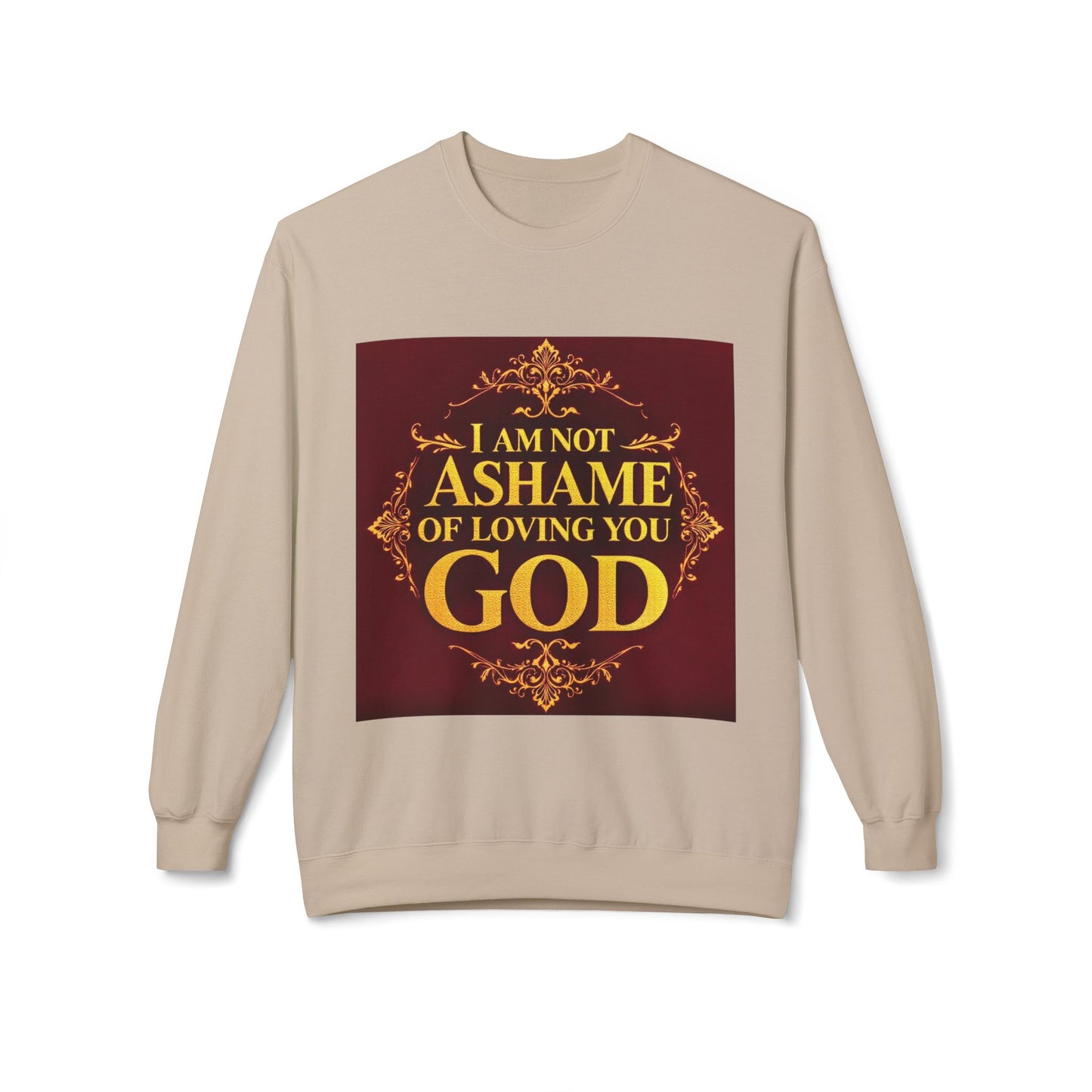 Unisex Inspirational Crewneck Sweatshirt, Faith Sweatshirt, God Love Crewneck, Christian Apparel, Religious Gift, Cozy Fleece