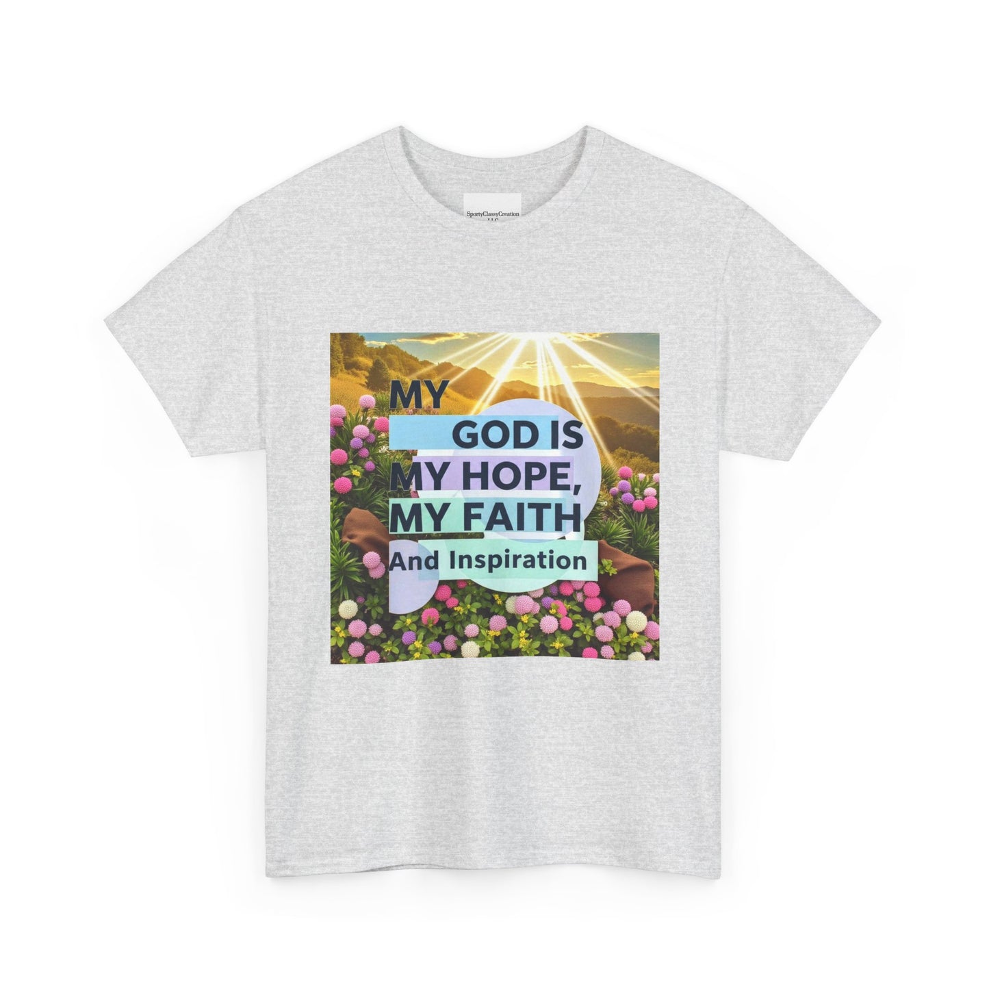 Inspirational Christian T-Shirt, My God is My Hope Faith Tee, Unisex Heavy Cotton Tee, Faith-Based Apparel, Gift for Believers, [...]
