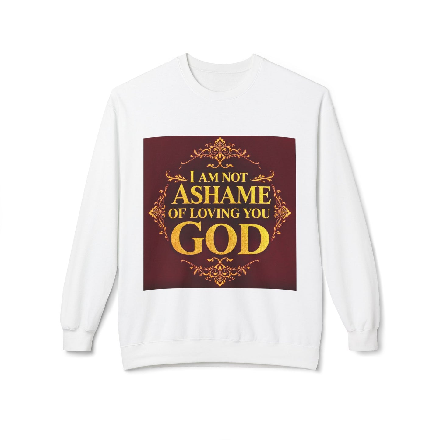 Unisex Inspirational Crewneck Sweatshirt, Faith Sweatshirt, God Love Crewneck, Christian Apparel, Religious Gift, Cozy Fleece