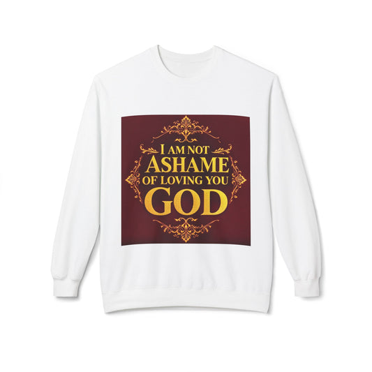 Unisex Inspirational Crewneck Sweatshirt, Faith Sweatshirt, God Love Crewneck, Christian Apparel, Religious Gift, Cozy Fleece