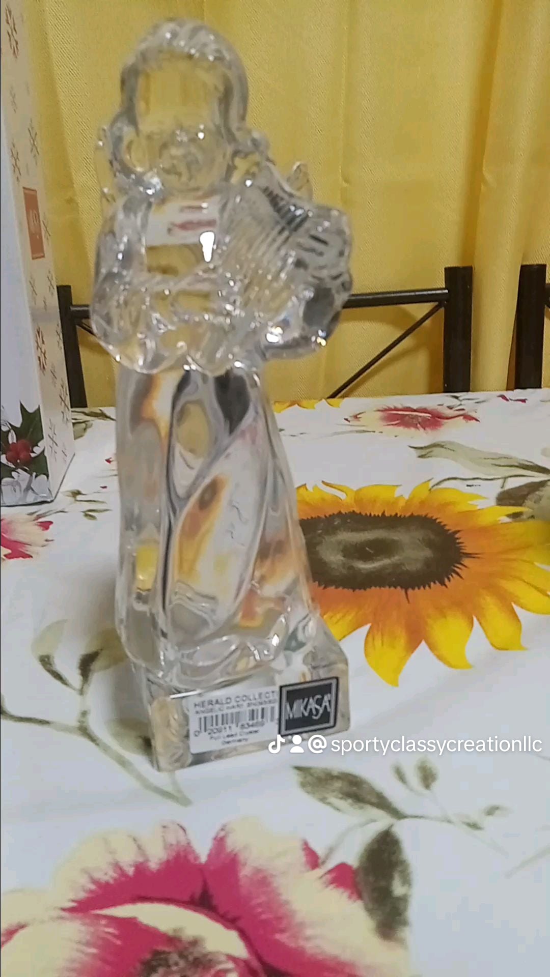 Crystal  Angelic  Figurine