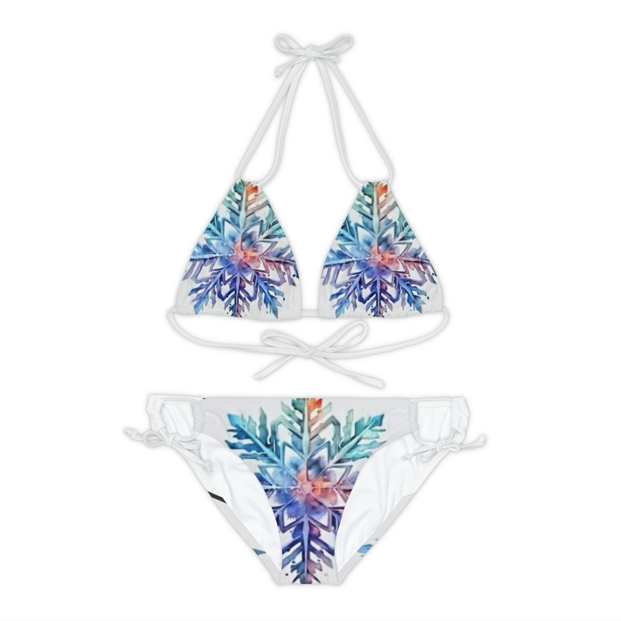 Strappy Bikini Set (AOP)