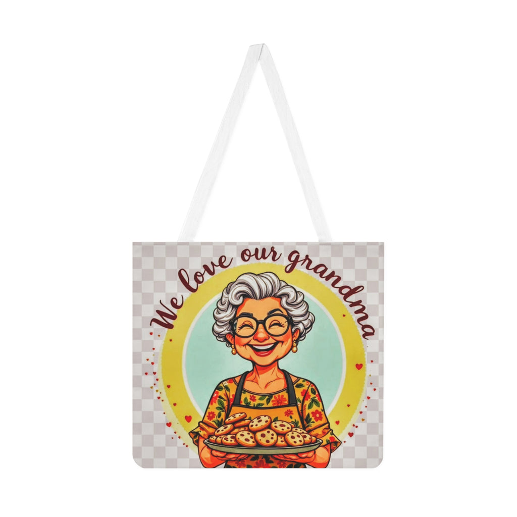 Personalized Grandma Shoulder Tote Bag | Gift for Grandma | Grocery Bag | Mom Bag | Eco-Friendly Tote | Fun Gift Idea