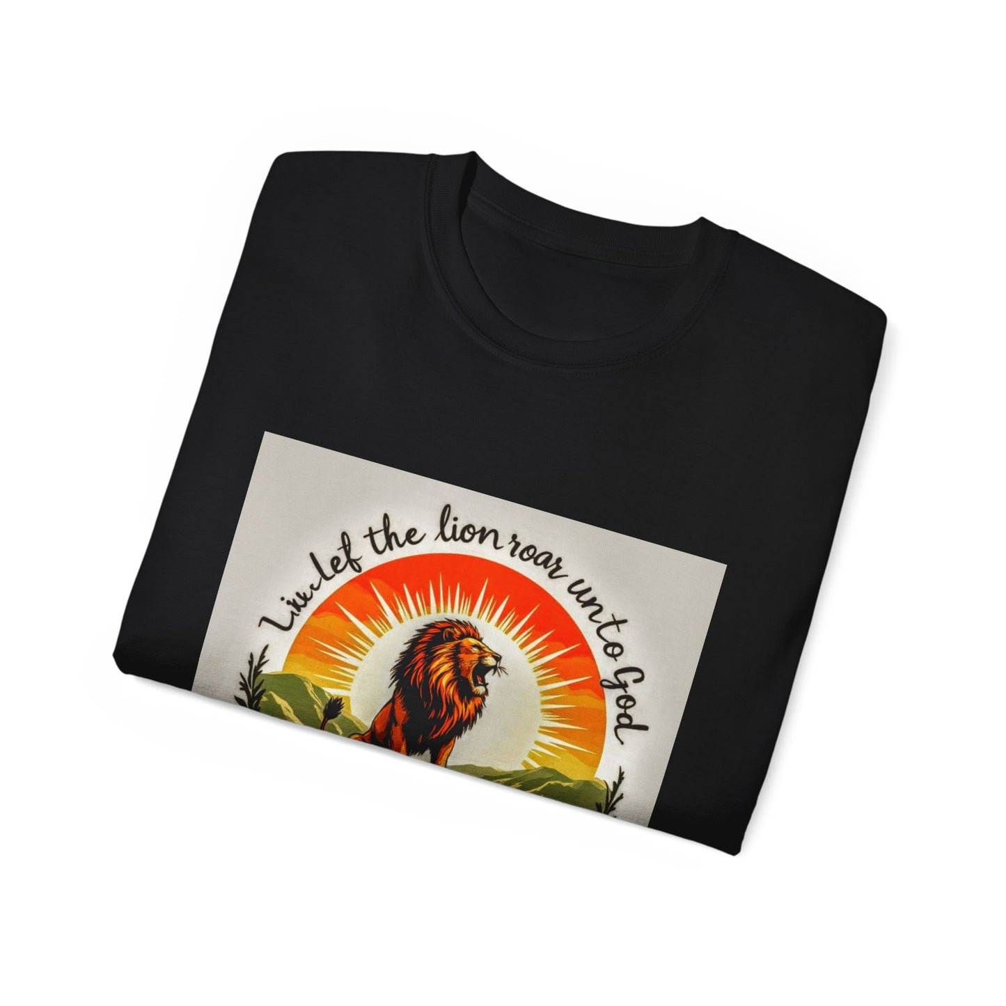 Inspired Lion Graphic Tee, Unisex Cotton Shirt, Boho Style, Nature Lover Gift, Spiritual Apparel, Casual Wear