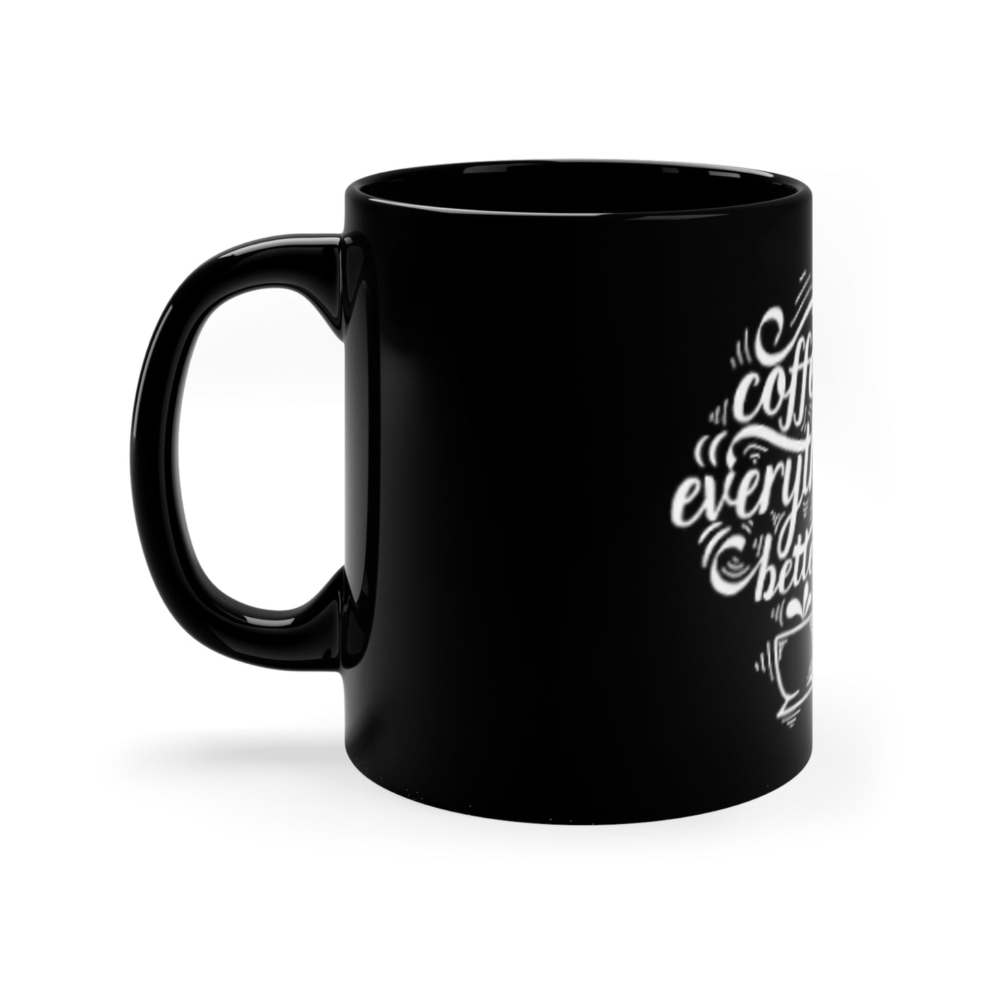 11oz Black Mug