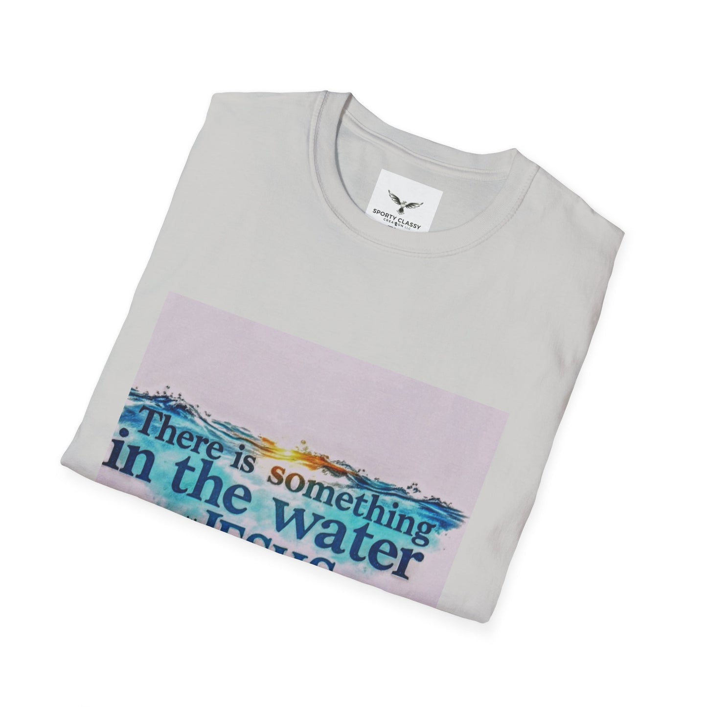 Jesus Water Graphic T-Shirt — "There Is Something in the Water" Christian Faith Tee