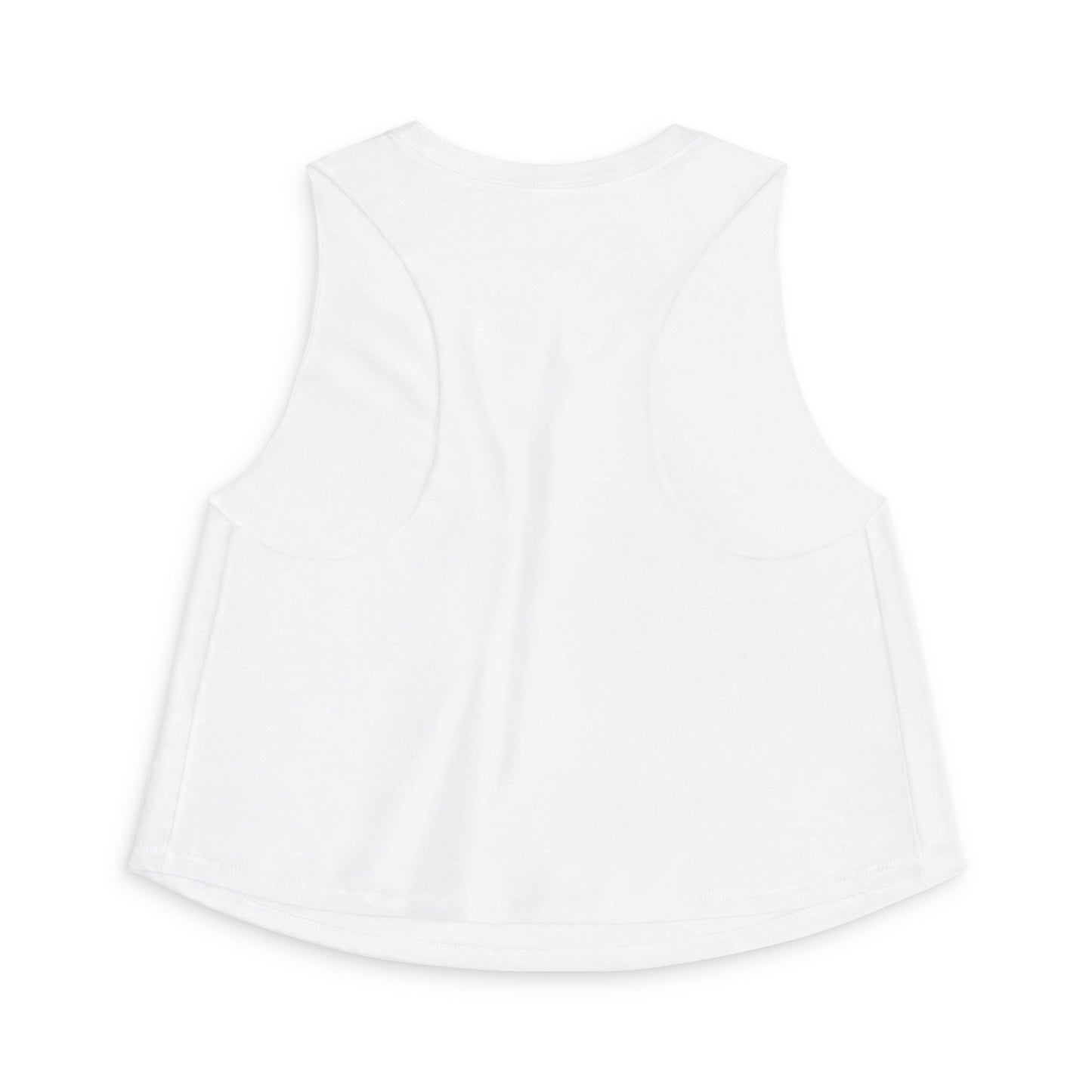 Women's Crop Top — "We Rock With God" Christian Faith Graphic Crop Tank