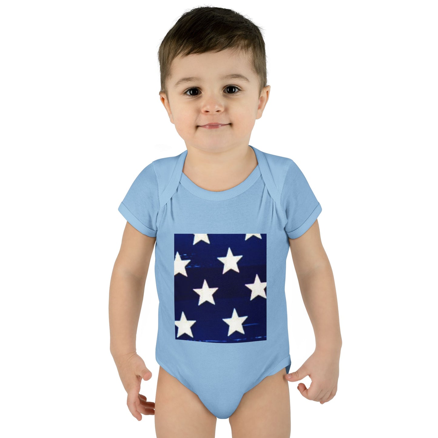 Stars and Stripes Infant Bodysuit - Cute Baby Outfit for Celebrations & Everyday Wear