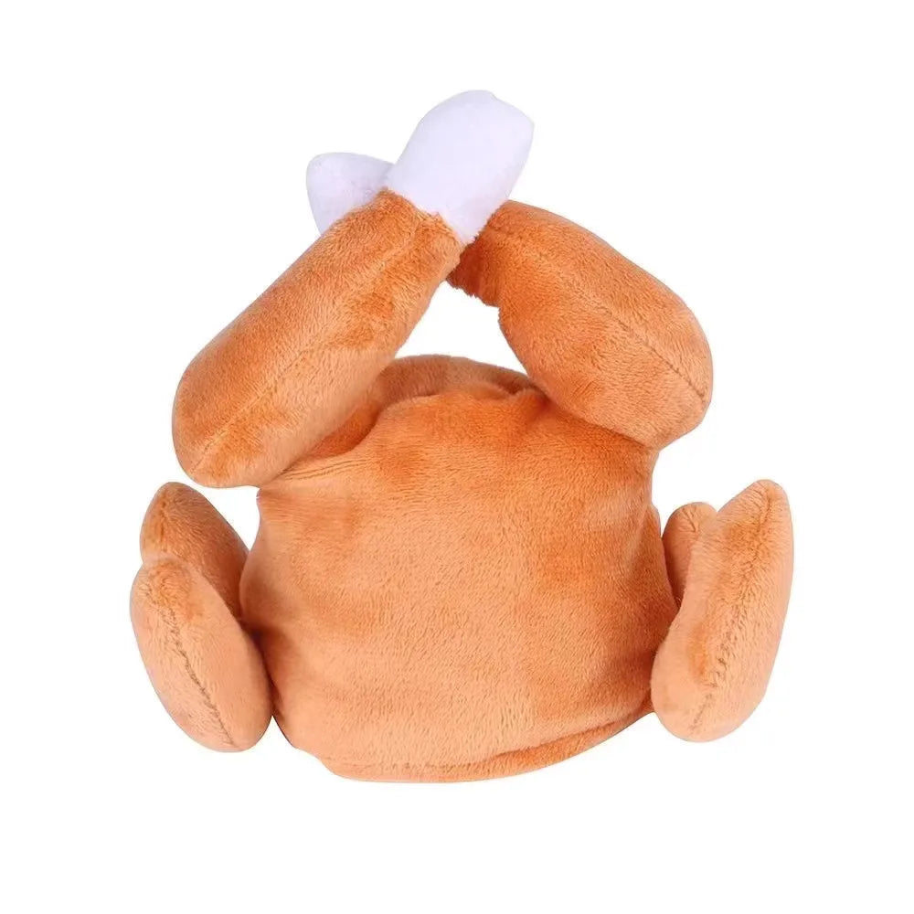 Funny Thanksgiving Turkey Hat For Cat Dog Cartoon Chicken Leg Hat Carnival Turkey Hat Headwear Pet Cosplay