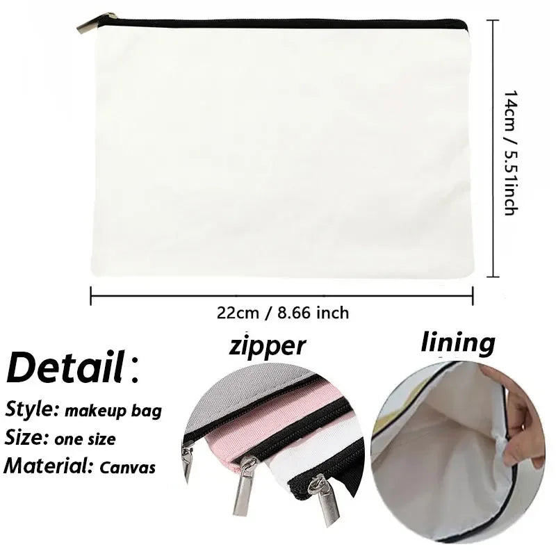 Women Cosmetic Bag teacher Gifts Thank You Mistress Print Makeup Bags Bachelorette Party Neceser Zipper Toiletry Organizer