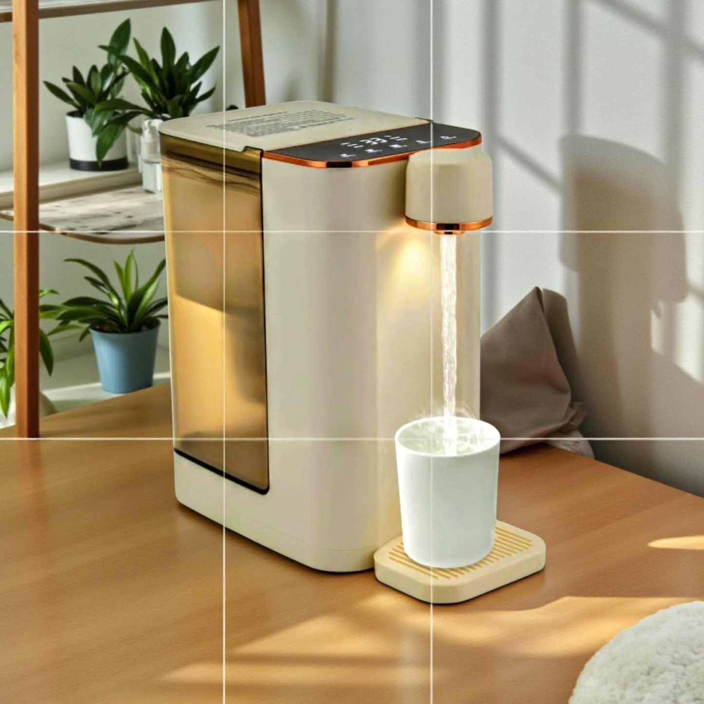 Instant Hot Water Dispenser - 3L Electric Tea Kettle with 3-Second Heating