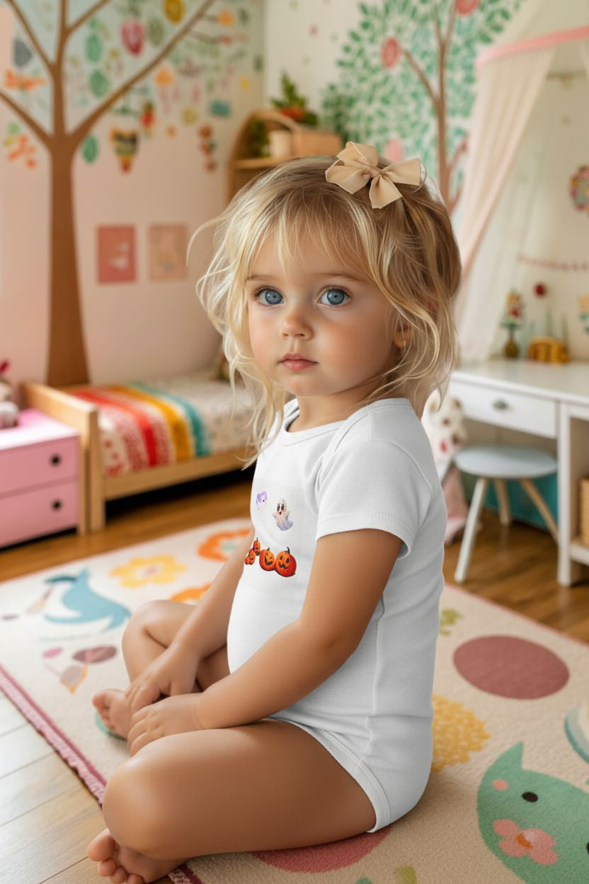 Baby Bodysuit - Kiddies Loves Halloween Design