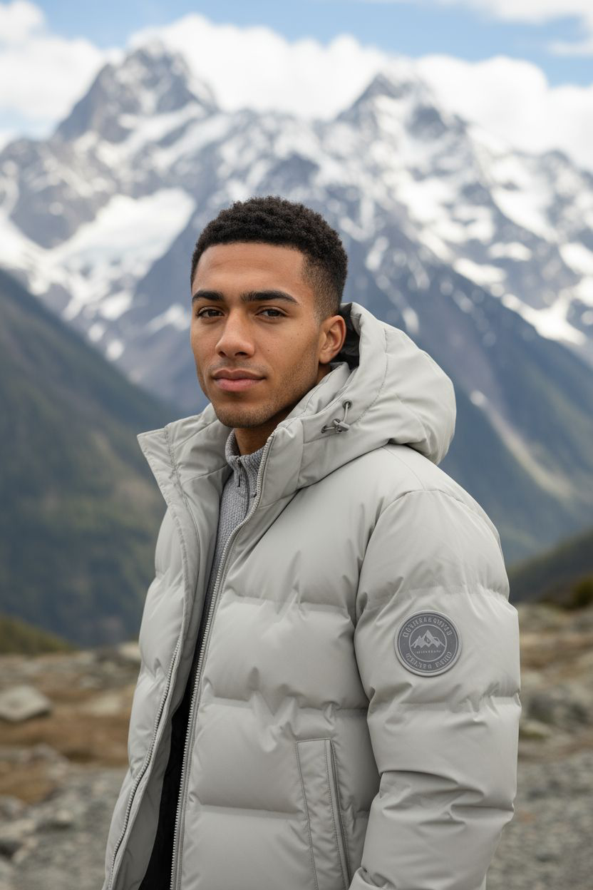 Simple Fashion Short Winter Clothing Coat Men