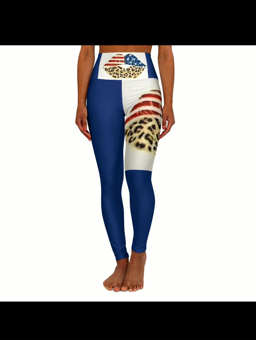 High Waisted Yoga Leggings (AOP)